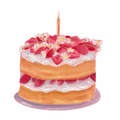 Strawberry cake
